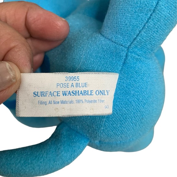 Nick Jr. Vintage 1997 TYCO 7" Plush Blue's Clues Dog Collectible POSE A BLUE - Picture 7 of 7